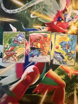 Pokemon First Partner Illustration Kanto Starters Promos Set x 3 Cards NM - Image 2