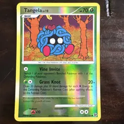 Pokemon Tangela Reverse Holo Card 87/106 Great Encounters Series - Image 1