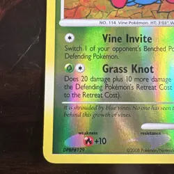 Pokemon Tangela Reverse Holo Card 87/106 Great Encounters Series - Image 4