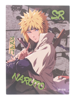 Minato SR Naruto SR-018 Holo Foil Anime Collectible Trading Card - Image 1