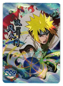 Namikaze Minato SSR YXT-SSR-001 Hero Post Card of God Anime CCG Card - Image 1