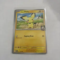 Pokemon Destined Rivals - Ethan’s Pichu Miscut Error Card 071/182 - Image 2