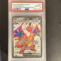 The Pokemon Company Charizard ex 056 SVP Stage 2 330 HP Promo Holo PSA 10 Card - Image 1