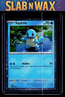 Pokemon tcg SV: Scarlet & Violet Promo Cards Squirtle #048 - Image 1