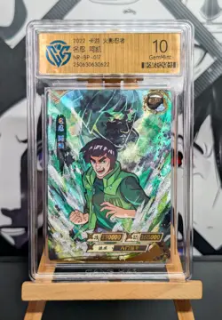 Might Guy - BP-017 - Graded Gem Mint 10 - Naruto Kayou CCG TCG Card Holo - Image 1