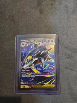 Mega Sharpedo EX 127/094 Me02: Phantasmal Flames Holo Double Illustration Rare - Image 1
