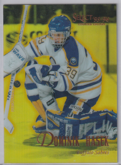 Dominik Hasek 1995-96 Select Certified Edition Mirror Gold #89 - Image 1