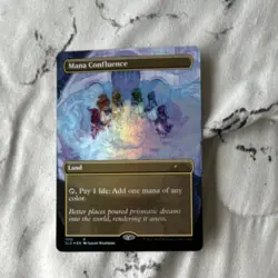 MTG Mana Confluence Rare Land Secret Lair Drop Foil Borderless (1012) - Image 1