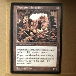 B3G3 ~ MTG ~ Phyrexian Marauder ~ VI Visions ~ #151 ~ 1996 English ~ Rare - Image 2