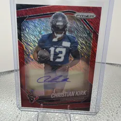 2025 Panini Prizm - Christian Kirk #3 Red Shimmer Prizm Autographs /35 (AU) - Image 1