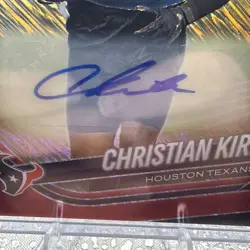 2025 Panini Prizm - Christian Kirk #3 Red Shimmer Prizm Autographs /35 (AU) - Image 4