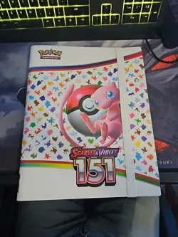 Pokemon 151 Mew Binder only - Brand new. Plus 151 poster. - Image 1