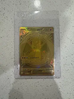 Pokemon TCG Ascended Hero’s - Mega Charizard Y EX - Gold Hyper Rare - Image 1