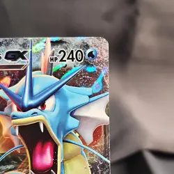 Pokemon Gyarados GX Ultra Rare Full Art Holo 18/111 SM Crimson Invasion 2017 NM - Image 3