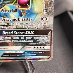 Pokemon Gyarados GX Ultra Rare Full Art Holo 18/111 SM Crimson Invasion 2017 NM - Image 4