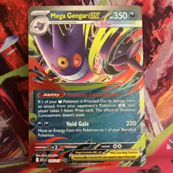 Mega Gengar ex 125/217 - Pokemon TCG - Ascended Heroes Double Rare Holo - Image 1