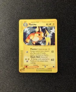 Pokemon EXPEDITION - #25/165 Raichu - Holo - ENG - SWIRL - Lightly Played - Image 3