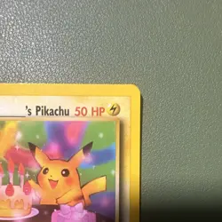 Pokemon ______'s Pikachu Pikachu World Promo 24 Regular 50 HP 2000 English - Image 5