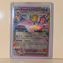 Pokemon Espeon ex 034/131 270 HP Prismatic Evolutions Stamp Promo Holo EN - Image 1