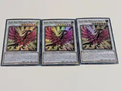 3x Super Rare Black Rose Moonlight Dragon Yugioh! Bonanza - Image 1