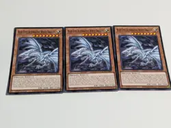3x Common Blue-eyes Alternative White Dragon Yugioh! White Destiny SDWD - Image 1