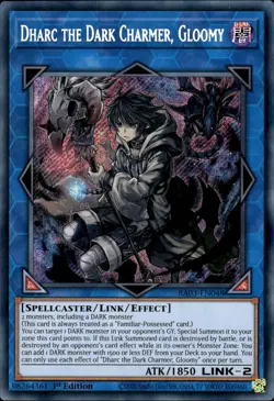 Dharc The Dark Charmer, Gloomy - Secret Rare 1st Ed. RA03-EN048 - NM - YuGiOh - Image 1