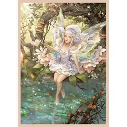 Tatiana Elgane – Fairy Princess – Yugioh Size – 100 Smooth Matte TCG Card Sle... - Image 1