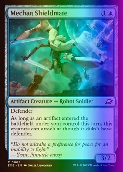 MTG Magic the Gathering Mechan Shieldmate (65/426) Edge of Eternities NM FOIL - Image 1