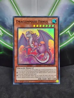 Yugioh Dragonmaid Ernus MYFI-EN015 Super Rare 1st Edition NM - Image 1