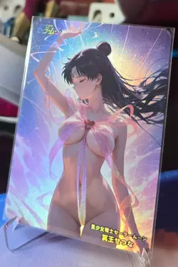 Sailor Moon Transformation (Sailor Pluto) Full Art ACG Waifu Anime Card - Image 1