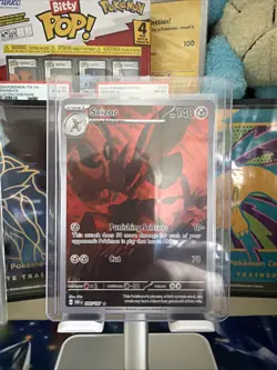 Pokemon TCG Scizor 205/197 Obsidian Flames Illustration Rare Card, Near Mint - Image 2