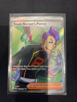Team Rocket's Petrel 226/182 - Destined Rivals Pokemon Card - NM - Image 1