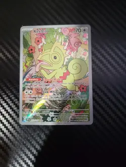 Pokemon Kecleon Illustration Rare Full Art Holo SV08 Surging Sparks 213/191 Card - Image 1