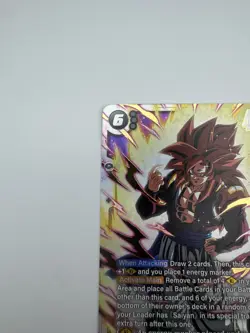 Bandai Dragon Ball Super Card Game Gogeta GT FB09-123 SCR Secret Rare Foil - Image 2