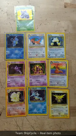 DEFECTIVE Vintage Pokemon Cards Damaged/Highly Played W Rare Holos - Image 2