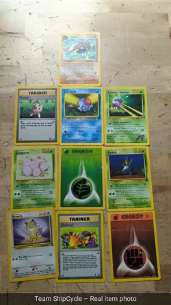 DEFECTIVE Vintage Pokemon Cards Damaged/Highly Played W Rare Holos - Image 4
