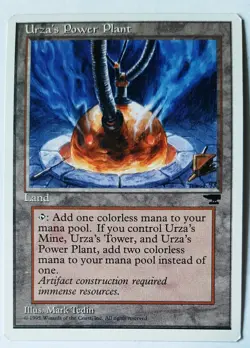 ►URZA'S POWER PLANT (V.4) ►CHRONICLES 1995 ANTIQUITIES ►NM ►LAND ►MAGIC ►MTG - Image 1