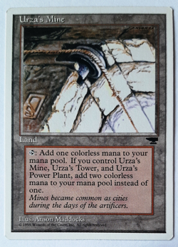 ►URZA'S MINE (V.3) ►CHRONICLES 1995 ANTIQUITIES ►NM ►LAND ►MAGIC GATHERING ►MTG - Image 1