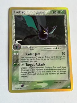 Crobat 2/113 Holo Rare EX Delta Species Lightly Played Pokemon Card - Image 1