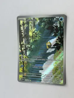 Pokemon TCG Psyduck 175/165 SV151 Illustration Rare Full Art Holo NM+ - Image 4