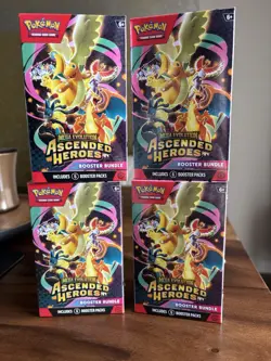 Ascended Heroes Booster Bundles (4) Sealed Pokemon TCG - Image 1