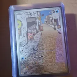 Pokemon TCG Slowpoke Illustration Rare SV01 Scarlet & Violet 204/198 Holo 70 HP - Image 2