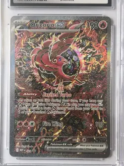 2025 Pokemon Black Star Promo Oricorio ex #024 Mega Charizard X ex UPC CGC 9.5 - Image 2