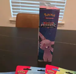 LOT Pokemon Prismatic Evolutions Figure Collection & 4x Tech Stickers - Image 3