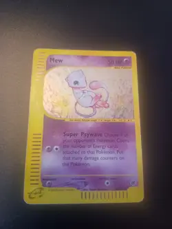 Pokemon Expedition Base Set Mew 19/165 Holo MP - Image 1