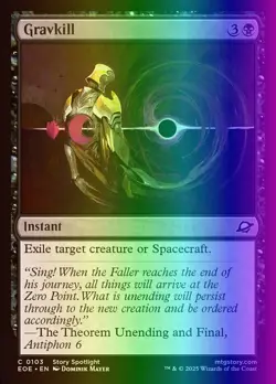 MTG Magic the Gathering Gravkill (103/426) Edge of Eternities NM FOIL - Image 1