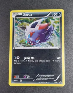 Zorua BW12 Black & White Holo Promo - Image 3