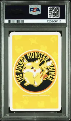 1998 POKEMON YELLOW VERSION PLAYING CARDS 111 RHYHORN 6 OF HEARTS PSA10 POP4 - Image 2