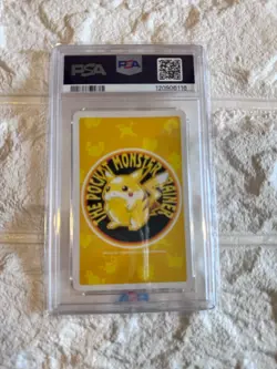 1998 POKEMON YELLOW VERSION PLAYING CARDS 111 RHYHORN 6 OF HEARTS PSA10 POP4 - Image 5