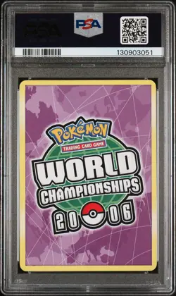 2006 Pokemon World Championships Promo #105 Latias-Gold Star World Champs PSA 3 - Image 2